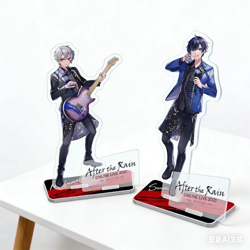 Standee After the Rain Mafumafu Soraru mô hình mica trang trí bàn học Online Live 5th Anniversary qu