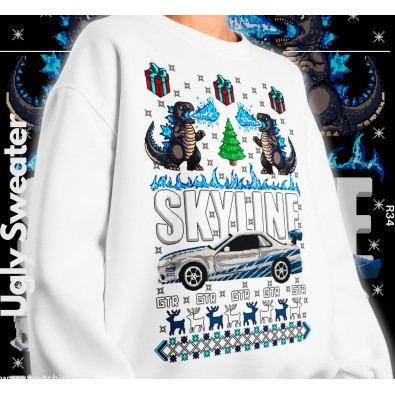 Áo dài tay Nissan Skyline R34