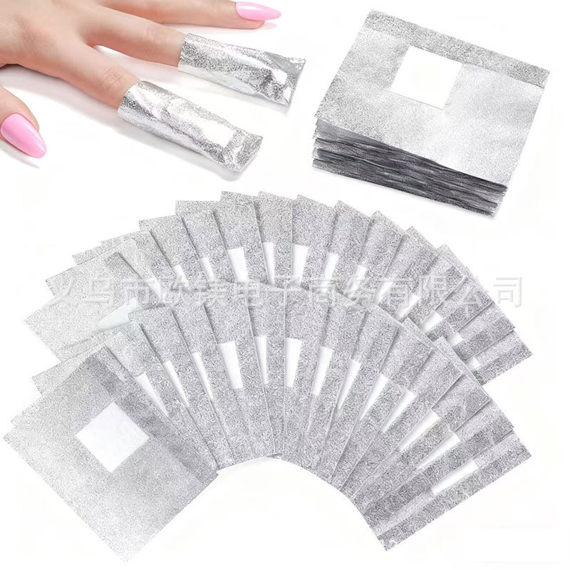 Spot Goods#Specially designed for nail art removal, foil nail art tools, nail removal aluminum foil 