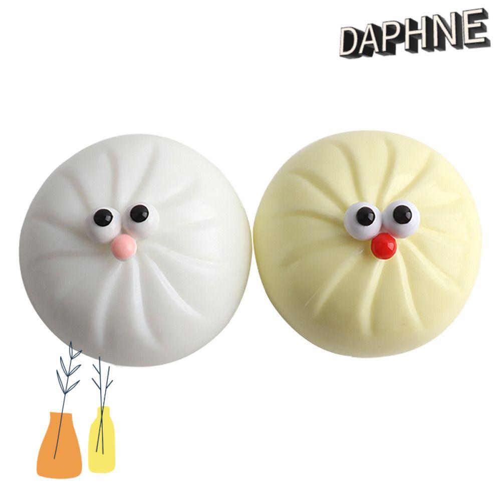 DAPHS Bánh Bao Đồ Chơi Squishy, Fidget Khả Năng Phục Hồi Chậm Nhồi Bông Bun Squishy Pinch Le, Quà Tặ