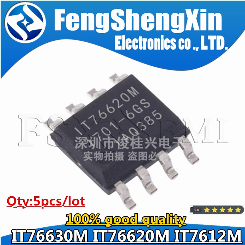 5 Chiếc Mới IT76630M IT76620M IT7612M sop-8 Chipset