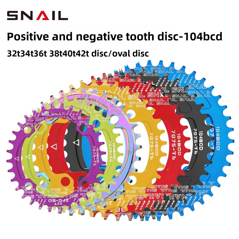 Xích 104BCD Tròn 30t 32t 34t 36t 38 răng Nẹp n Rộng Siêu Nhẹ Tấm Răng MTB Xe Đạp Leo Núi 104 BCD Cha