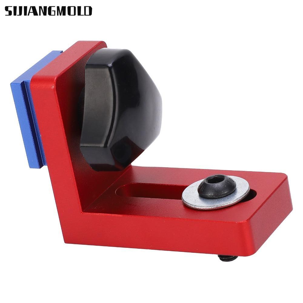 SIJIANGMOLD 2 chiếc Giá đỡ trượt T-Track, cho hợp kim nhôm 30 T-Track ​Miter Track Stop, Bền 30 Loại