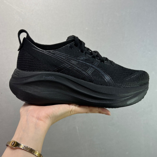 Asics Gel Nimbus 27 Giày Chạy Bộ Nam Nữ Nimbus 27 Giày Thể Thao Hấp Thụ Sốc 1011B956-001 PCQY