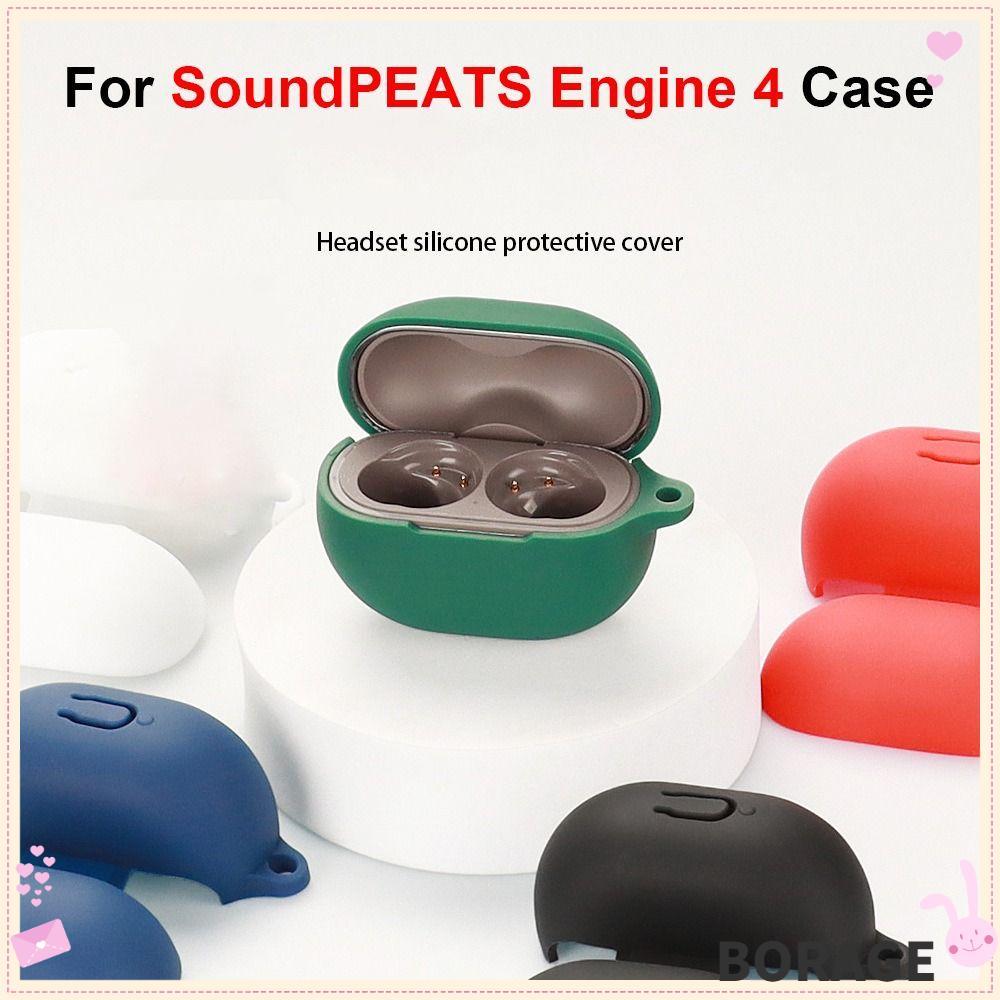 Vỏ tai nghe không dây BORAG, Tai nghe Bluetooth có thể giặt được chống bụi, Hộp sạc silicon chống rơ