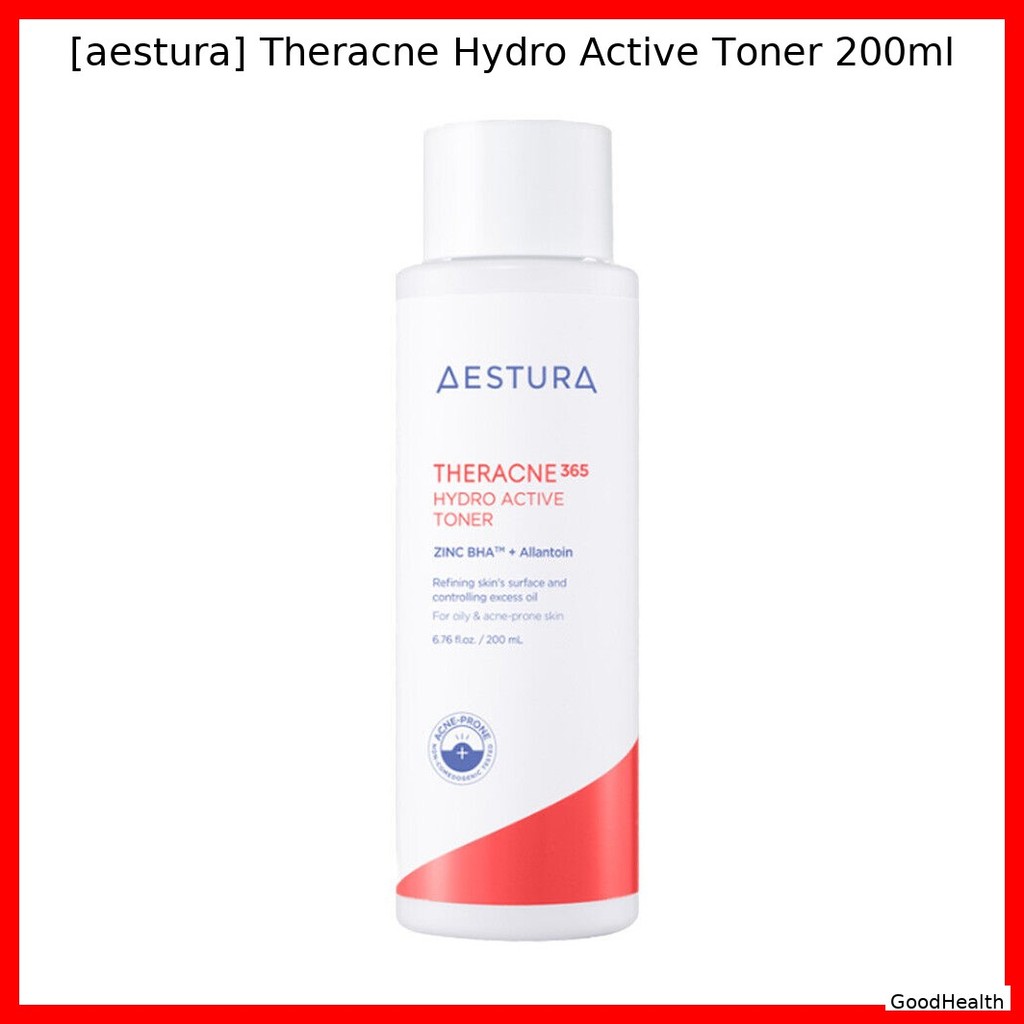 [aestura] Theracne Hydro Active Toner 200ml / Hydrating, Soothing by GoodHealth