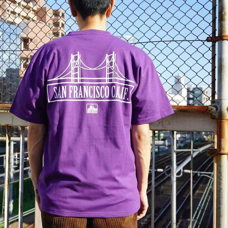 Ao thun nam ngan tay 100% cotton BEN DAVIS BDZ1-0003, phong cach My