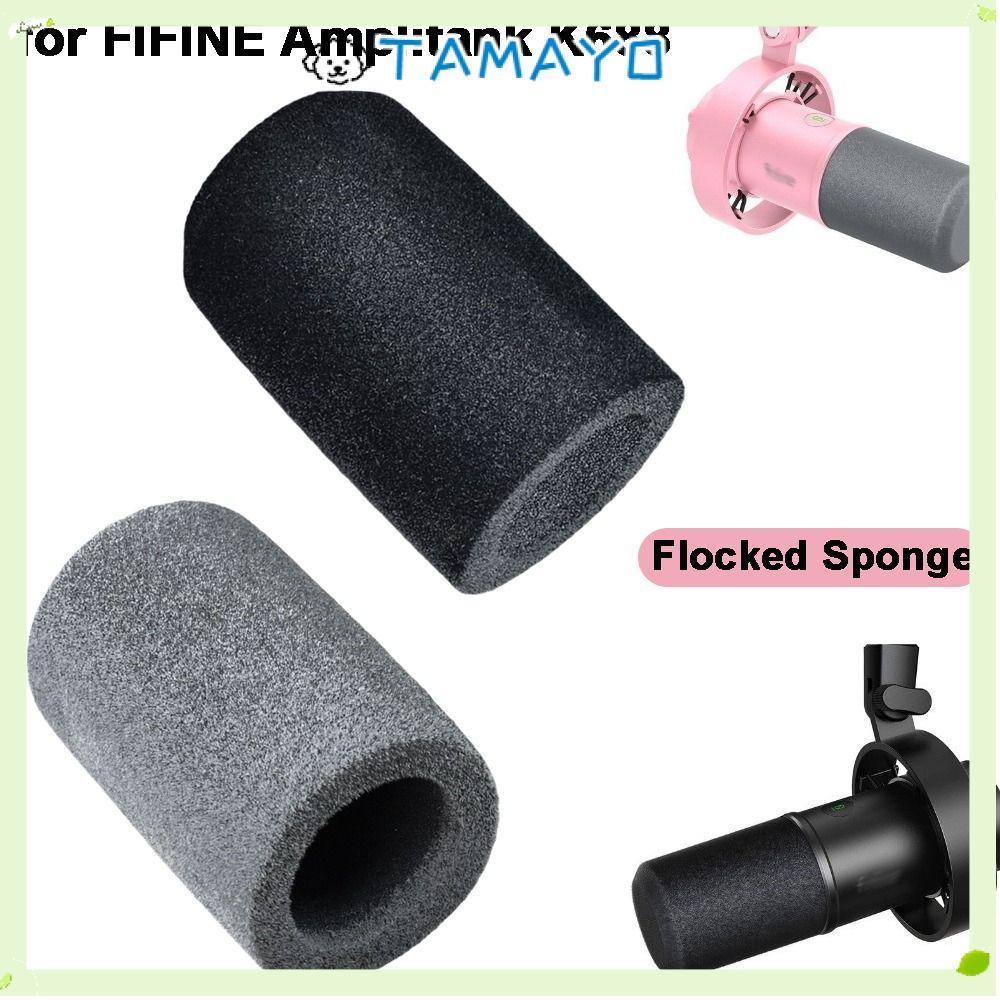 TAMAYO 1 Chiếc Vỏ Micro, Thay Thế Xốp Xốp Xốp Mút Thay Thế, Tăng Cường Âm Thanh Chống Gió Pop Lọc Dà
