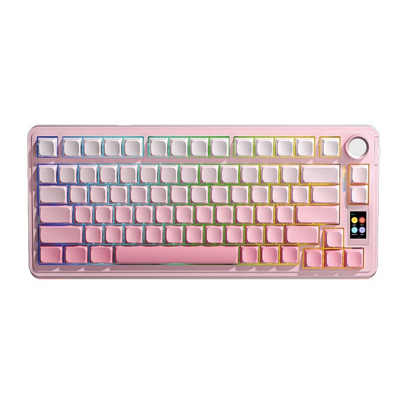 Bàn phím AULA S75 Pro (Gradient Black/ Gradient Pink)- Hàng chính hãng.