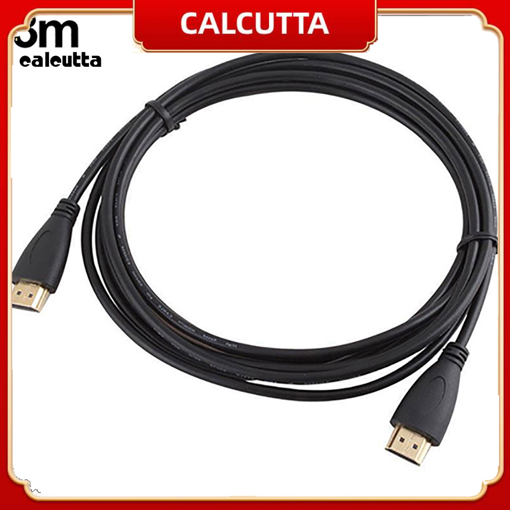[calcutta] Cáp kết nối tương thích HDMI 1M / 15M / 2M / 3M / 5M tốc độ cao V14 1080P Nam sang Nam