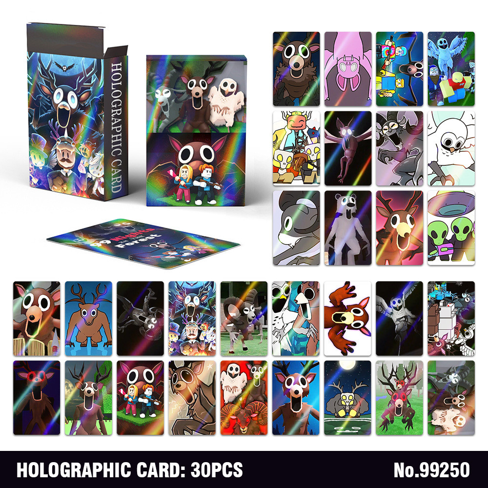 99night in The Forest Laser Flash Lomo Card Photocard Bưu thiếp 30 cái / hộp