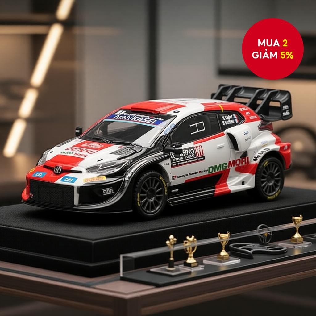 Bburago 1:43 Mô Hình Xe Toyota GR Yaris Hybrid Rally Car Bằng Hợp Kim
