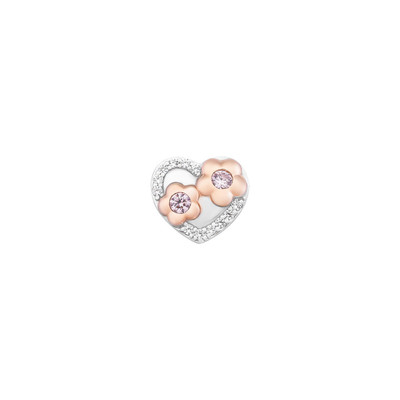 Hạt Charm Bạc đính đá STYLE By PNJ Bloomie ZTXMH000005