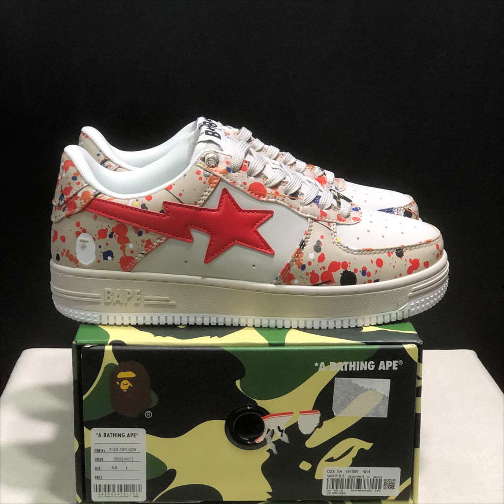 A Bathing Ape (BAPE) BAPE STA Giày thể thao hợp thời trang unisex WEVV