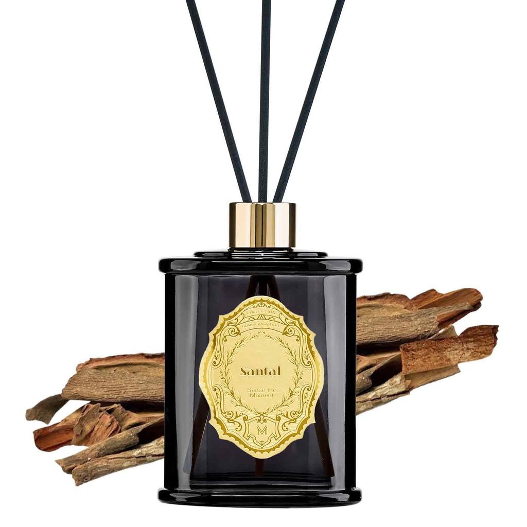 M&SENSE Room Fragrance Reed Diffuser - 240ml, 2.5 Months Duration, Various Scents (Vanilla, Sandalwo