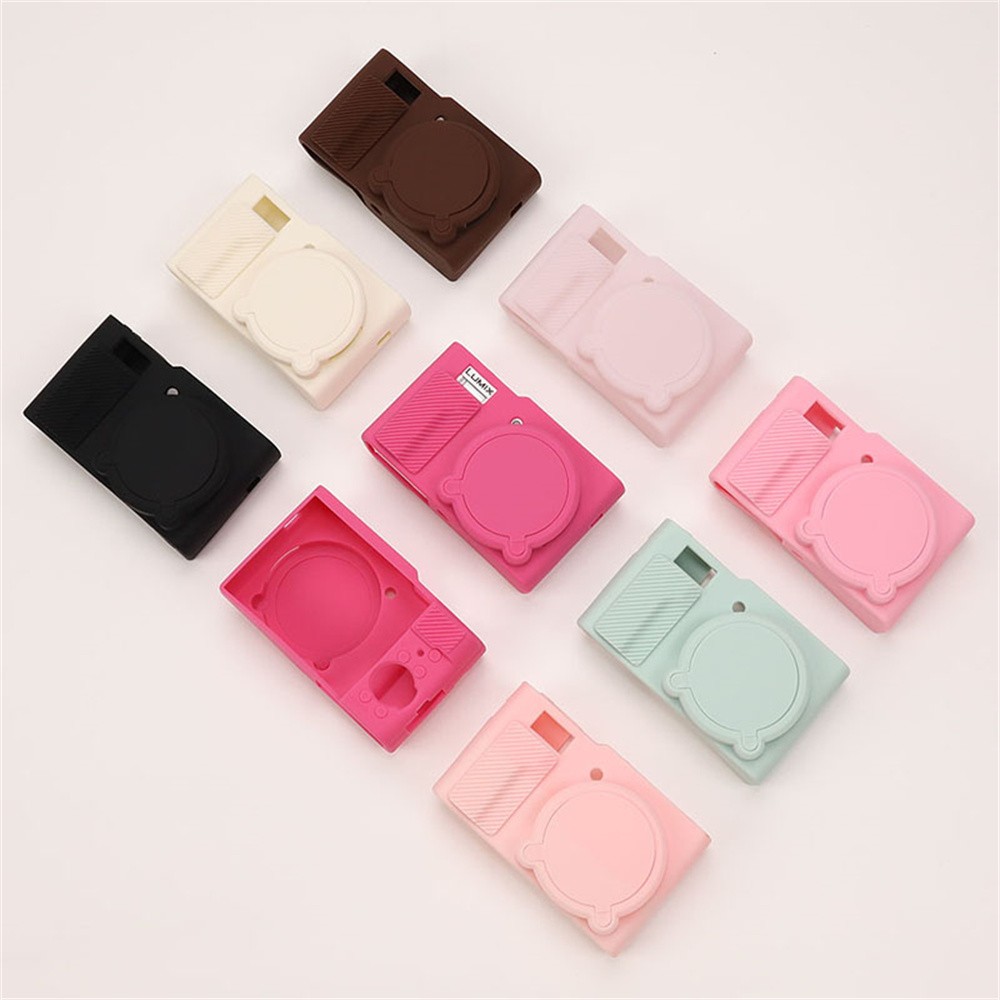 TZ99 ZS99 Silicon Mềm Giáp Da Camera Vỏ Bảo Vệ Dành Cho Panasonic Lumix DC-TZ99 DC-ZS99 Túi Bảo Vệ C