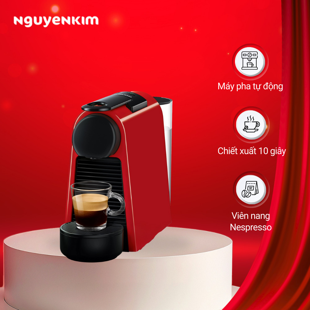 Máy pha cà phê Nespresso Essenza Mini Đỏ