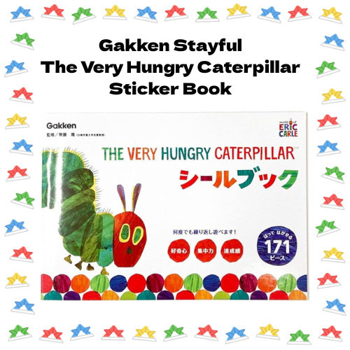 【DIRECT FROM JAPAN】The Very Hungry Caterpillar  Sticker Book / ABC Magnet by Eric Carle