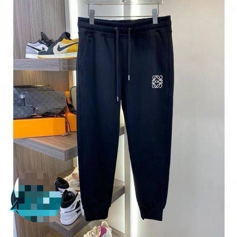 New Men's and Women's Same Autumn Winter Ankle-Banded Trousers Classic Embroidered Sports Pants Swea
