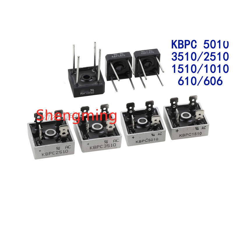10 Miếng KBPC5010 KBPC3510 KBPC2510 KBPC1510 KBPC1010 KBPC610 KBPC606