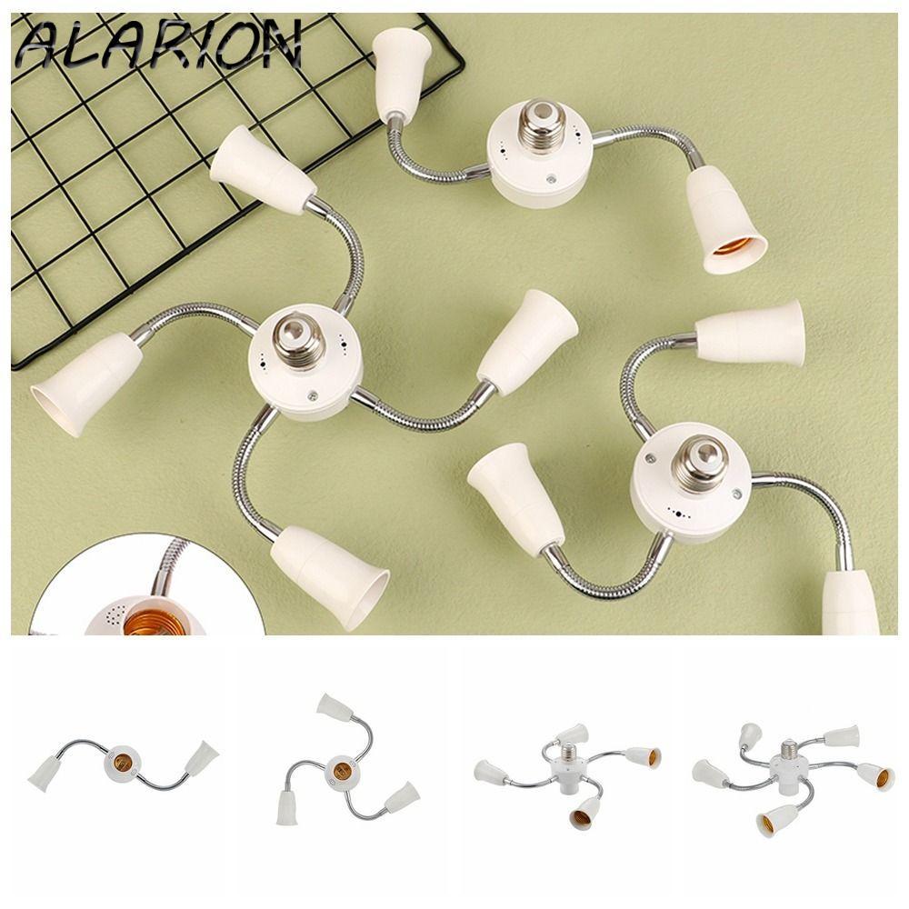 Bộ chuyển đổi giá đỡ đèn ALARION E27, có ống nối dài E27 sang E27 E27 Bộ chia ổ cắm đèn, Phụ kiện ch
