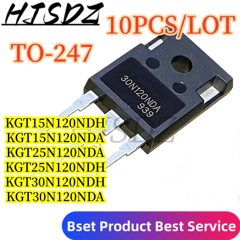 5 CÁI KGT15N120NDH KGT15N120NDA KGT25N120NDA KGT25N120NDH KGT30N120NDH KGT30N120N TO-247 Hiệu Ứng Tr