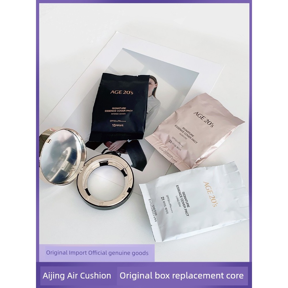 Kem nền Age20s Gói nạp lại bốn màu Aekyung Air Cushion