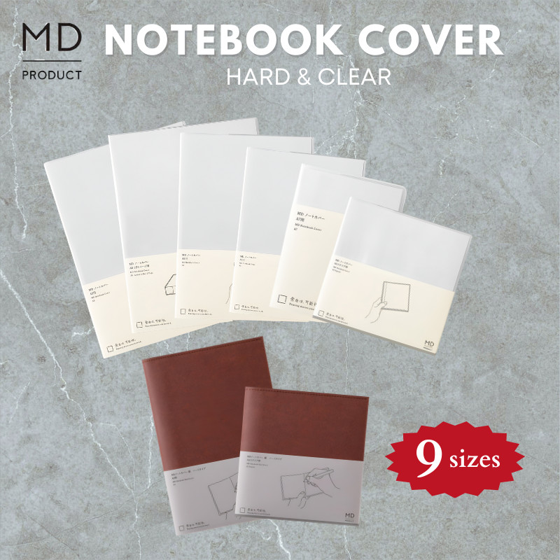 MIDORI MD Notebook Cover Hard / Clear type MD PRODUCT DESIGNPHIL, Japan Journal stationery