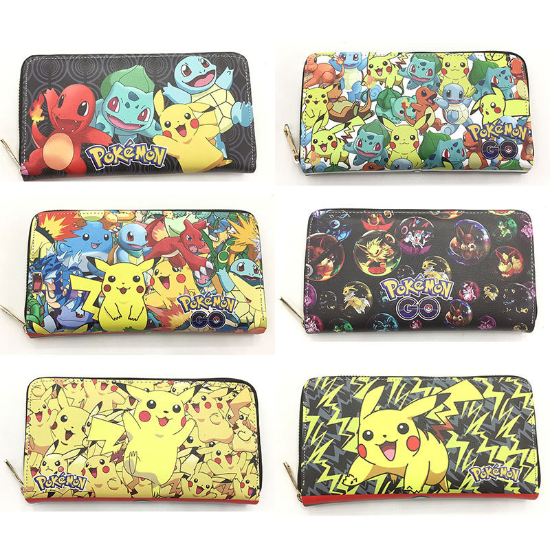Ví đựng tiền xu ITUM Ví PU Pokemon Ví dài Pokemon