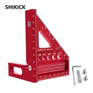 Shikick Gỗ Vuông, Thước Tam Giác Nhôm Thước, Dụng Cụ Đo Độ Chính Xác Cao Scribe Thước Góc Vuông Thước