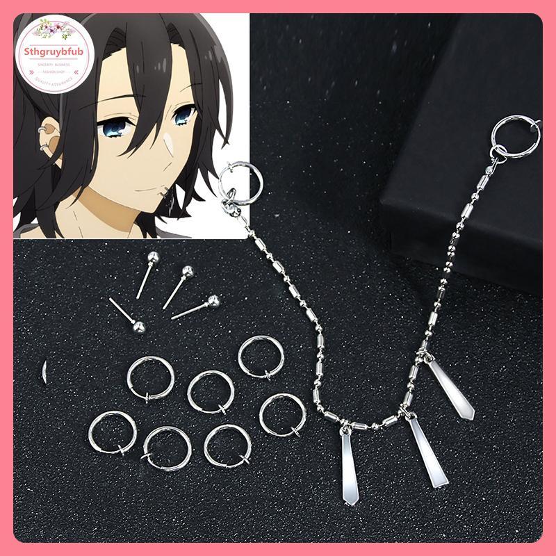 STHB Bộ cosplay anime Horimiya Miyamura Izumi - Kèm bông tai, son và móng tay, phụ kiện trang phục h