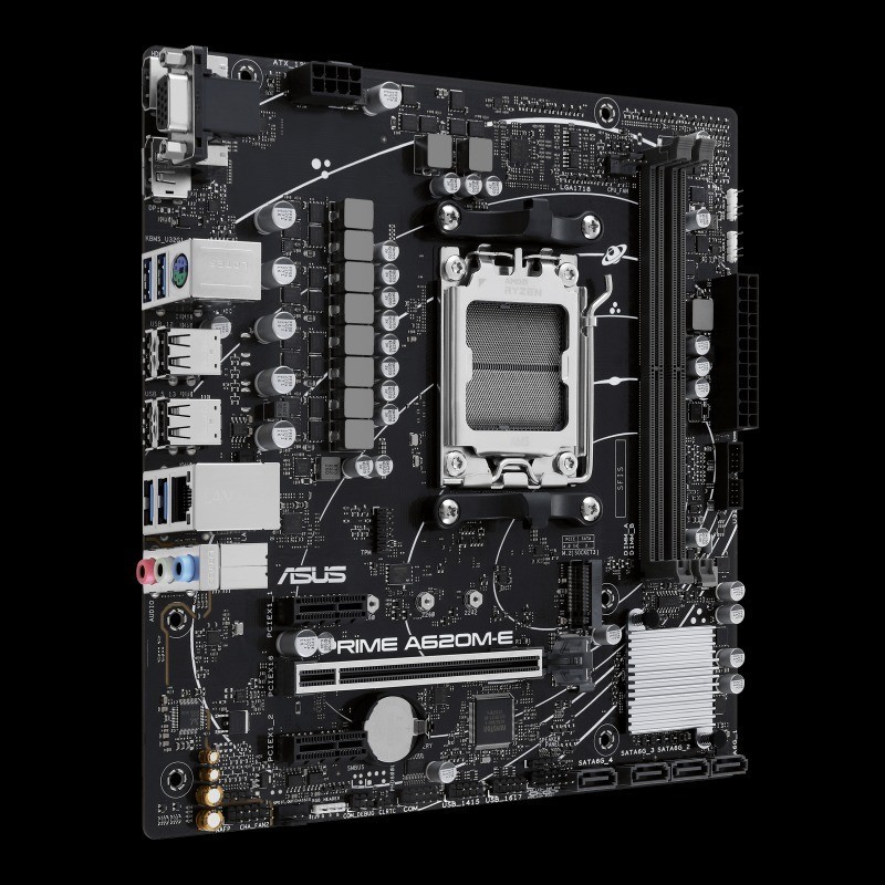 Mainboard ASUS PRIME A620M-E DDR5 Hỗ Trợ AMD Ryzen 7000/8000/9000