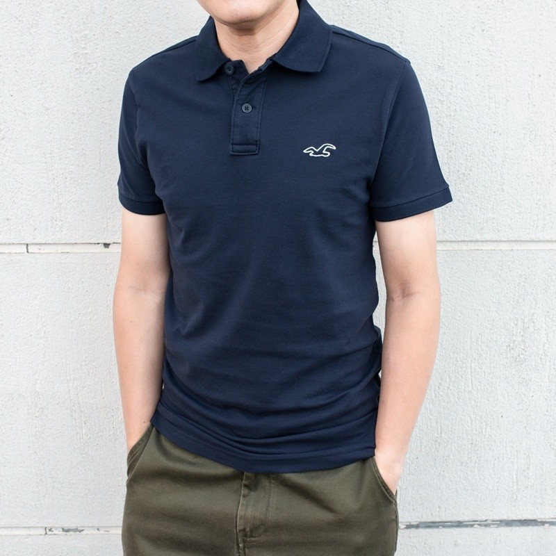 Hollister Nam HCO Rỗng Seagull In Top Thể Thao Rời Hàng Ngày Ve Áo Kinh Doanh POLO Áo Sơ Mi 0520