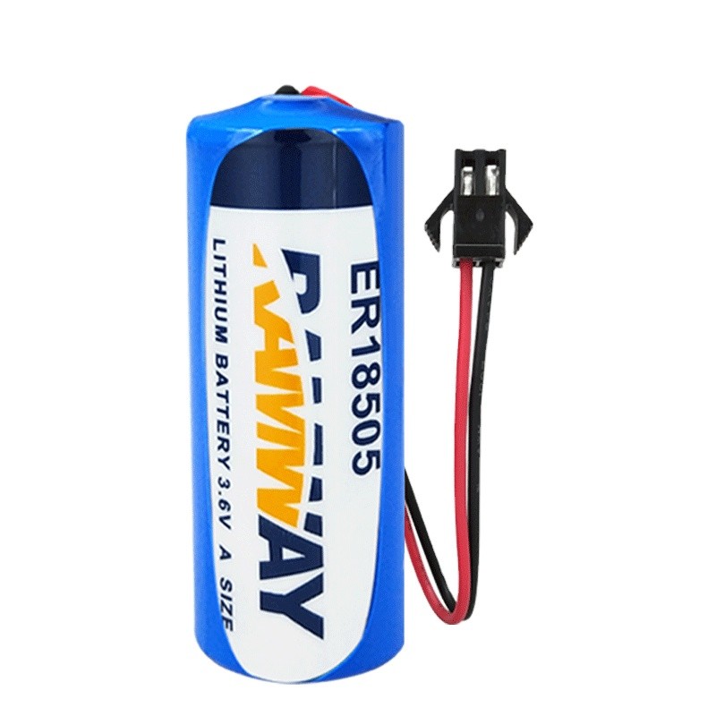 RAMWAY ER18505 3V 4000mAh Kích thước một Đầu nối thêm Pin Lithium chính cho đồng hồ nước