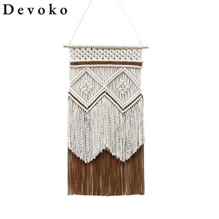 Devoko Thảm macrame Treo Tường Trang Trí Phong Cách boho