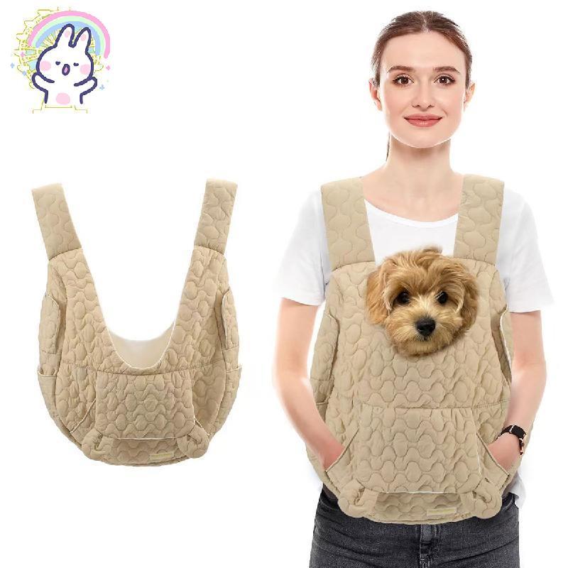 Ba lô chở thú cưng, Ba lô chở chó mèo phía trước có thể điều chỉnh cho thú cưng Túi du lịch để đi du