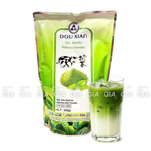 [Giá hủy diệt] [MATCHA LATTE] Bột matcha sữa Douxian bịch 500g - matcha latte, trà sữa matcha
