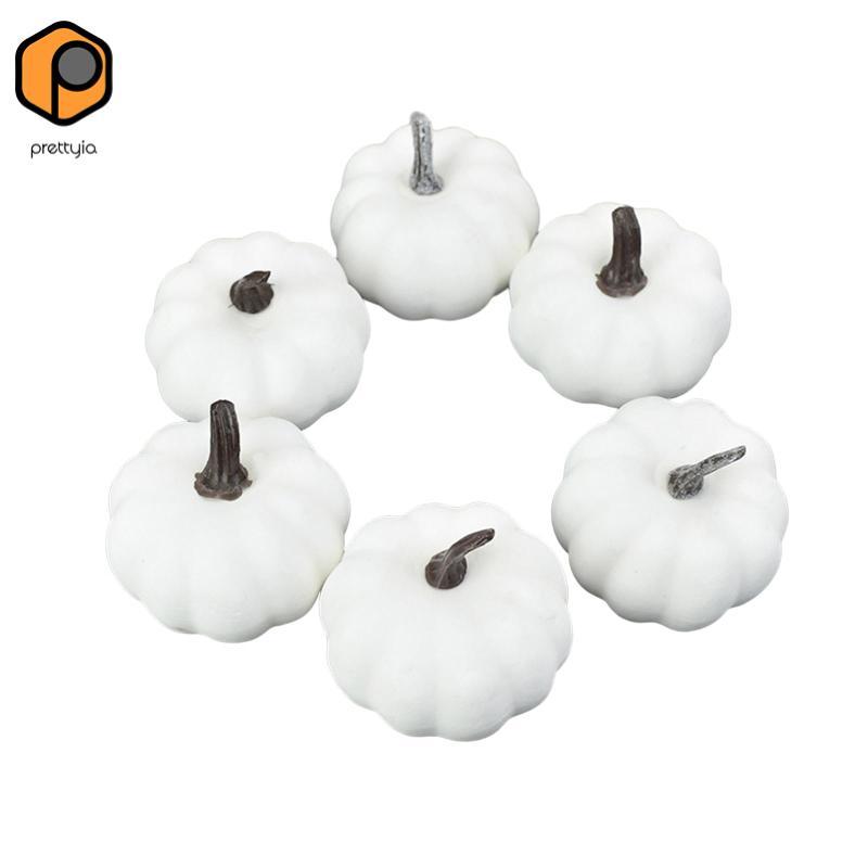 6 Chiếc Bí Ngô Giả Mẫu DIY Halloween Bọt Đạo Cụ Cho Halloween Đám Cưới Mùa Thu