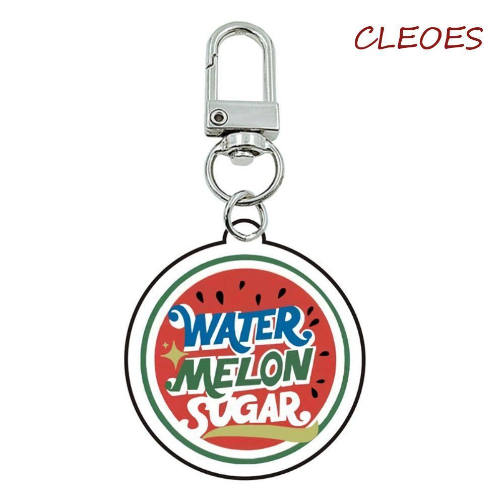CLEOES Shining Watermelon Keychain, Viva La Vida Simulation Acrylic Watermelon