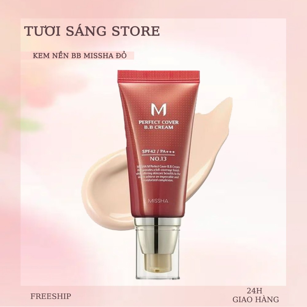 Kem Nền Missha Perfect Cover Foundation - Lớp Nền Mịn Màng, Che Khuyết Điểm Tự Nhiên