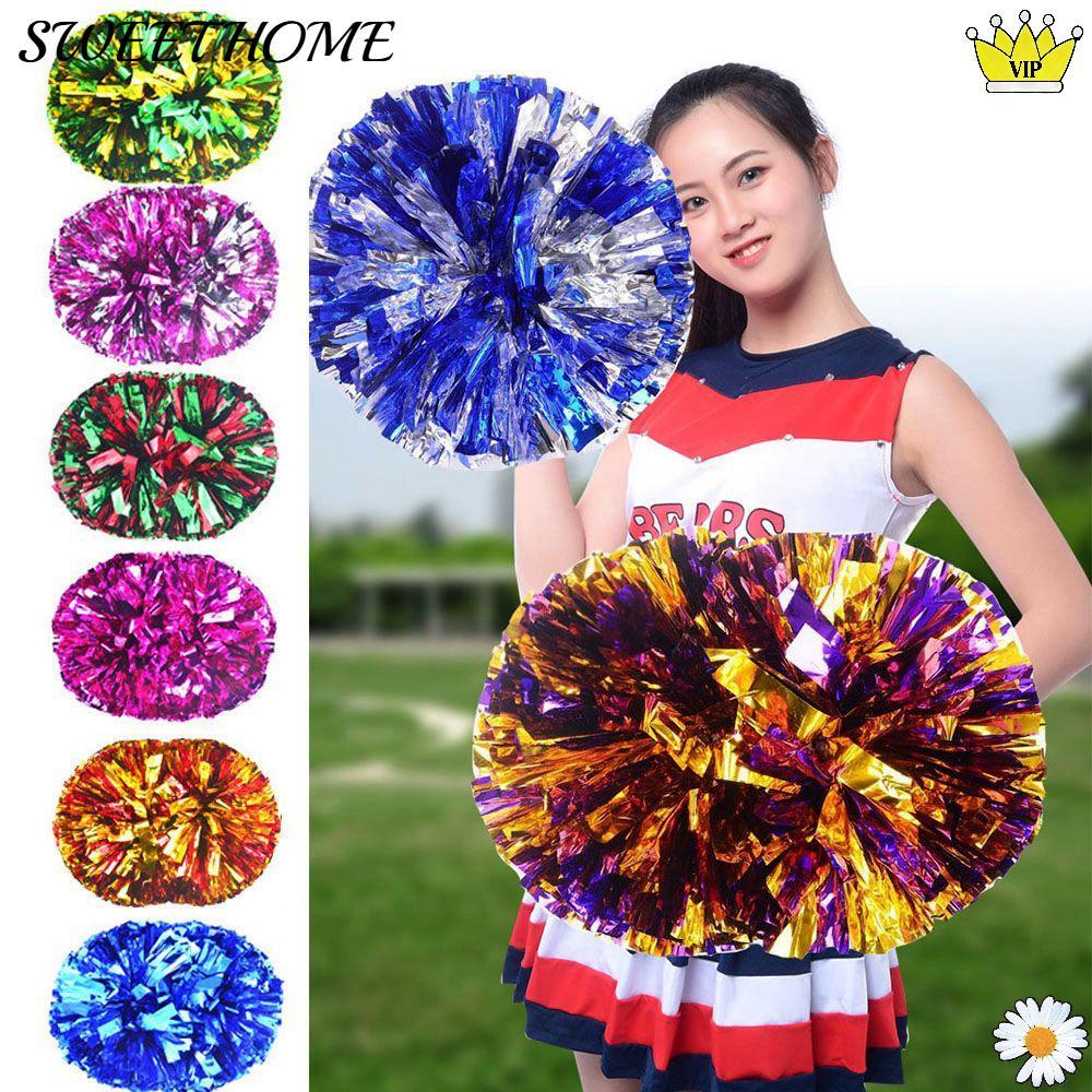 SWEETOME Cổ Vũ Bóng Cổ Vũ Đôi Lỗ Tay Cầm Lạ Mắt Đầm Trang Phục Khiêu Vũ Trang Trí Tiệc