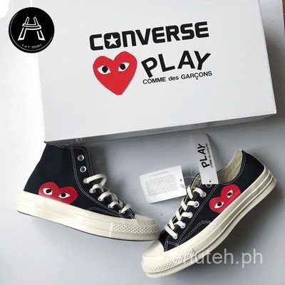 CDG X 1970s Play Love Joint Canvas Shoes Unisex