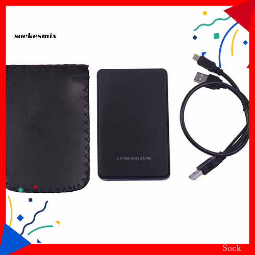 Ốp lưng SSD SX Black USB 20 HDD cho ổ cứng SATA gắn ngoài 25 Inch