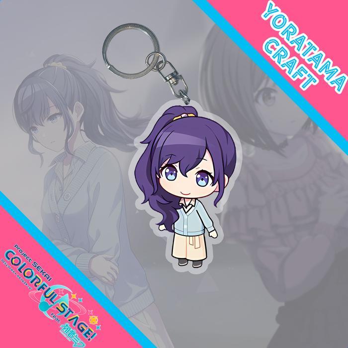 Gantungan Kunci Project Sekai, Keychain Anime Lucu - Mafuyu
