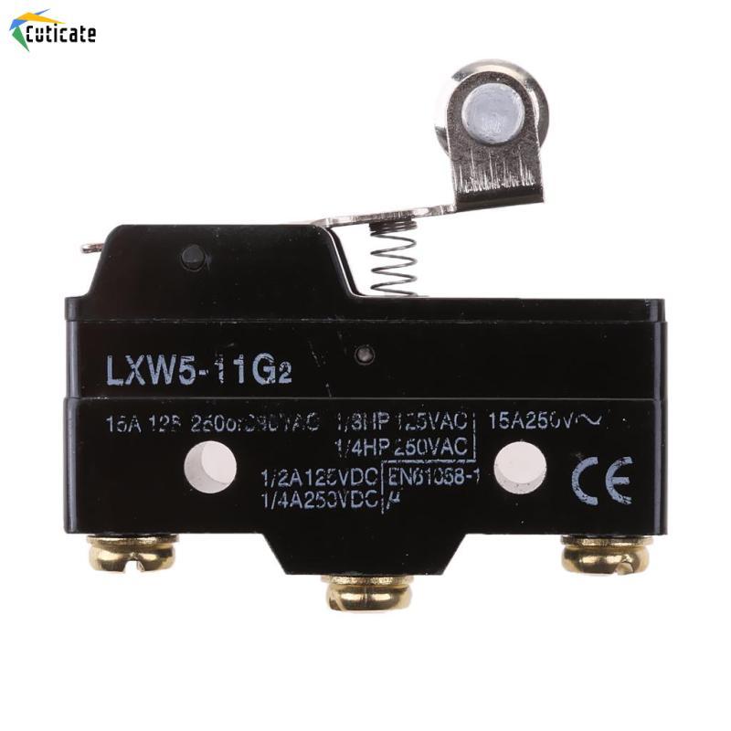 LXW5-11G2 1NO 1NC SPDT Con Lăn Dài Nhất Thời Bản Lề Đòn Bẩy Cánh Tay Micro Switch