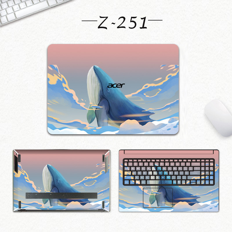 Acer Aspire Lite 14 AL14-72 ACD Không Dư Lượng Máy Tính Laptop Cắt Sẵn Decal Da Vinyl Notebook Miếng