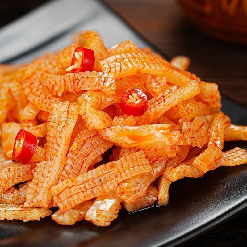 Tơ Konjac, đồ ăn nhẹ hương vị cay, đồ ăn nhẹ Konjac, đồ ăn nhẹ, bụng lông Konjac.