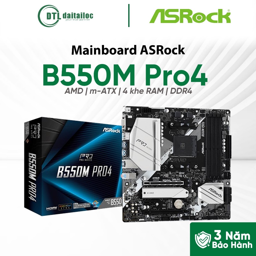 Mainboard ASRock B550M Pro4 DDR4