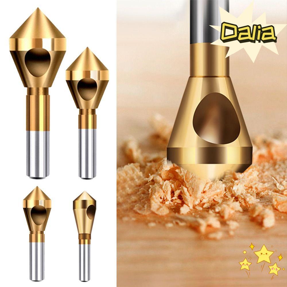 DALIA Counter Sink Drill Bit Chamfering Punch Tool Deburring Center Drill Bits Chamfer Boring Drill 