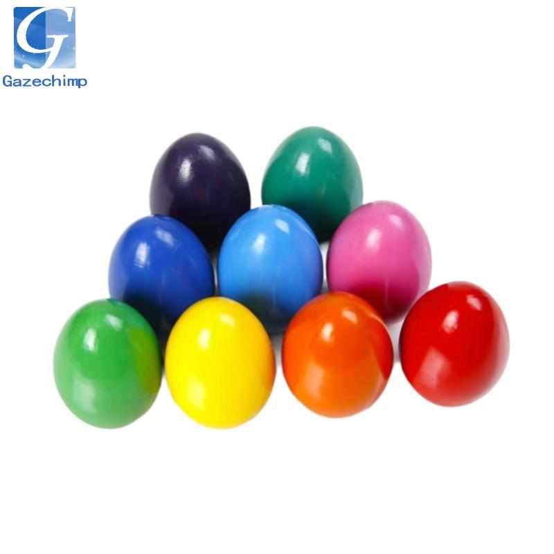 Gazechimp 9 Màu Trứng Crayons Cho 1-3 Palm Grasp Crayons Bút Chì Có Thể Giặt Đồ Chơi Giáo Dục Cho Tr